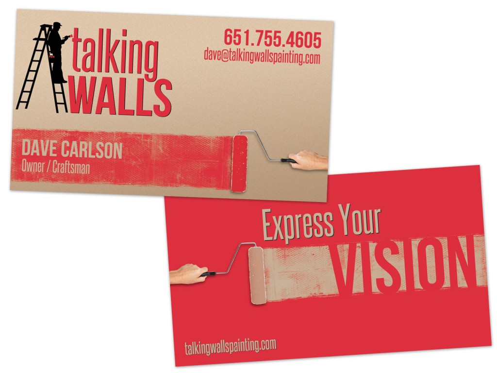 Talking Walls business card