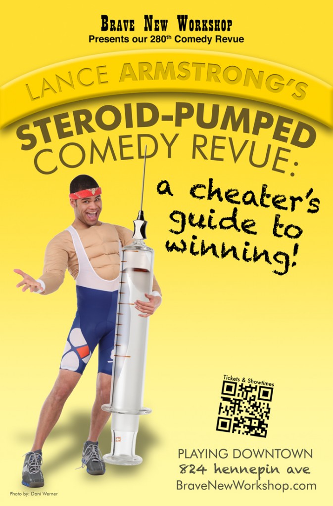 BNW Lance Armstrong show poster